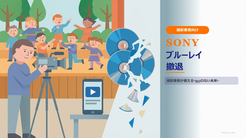 SONYブルーレイ撤退 撮影業者が備えるBDのない未来