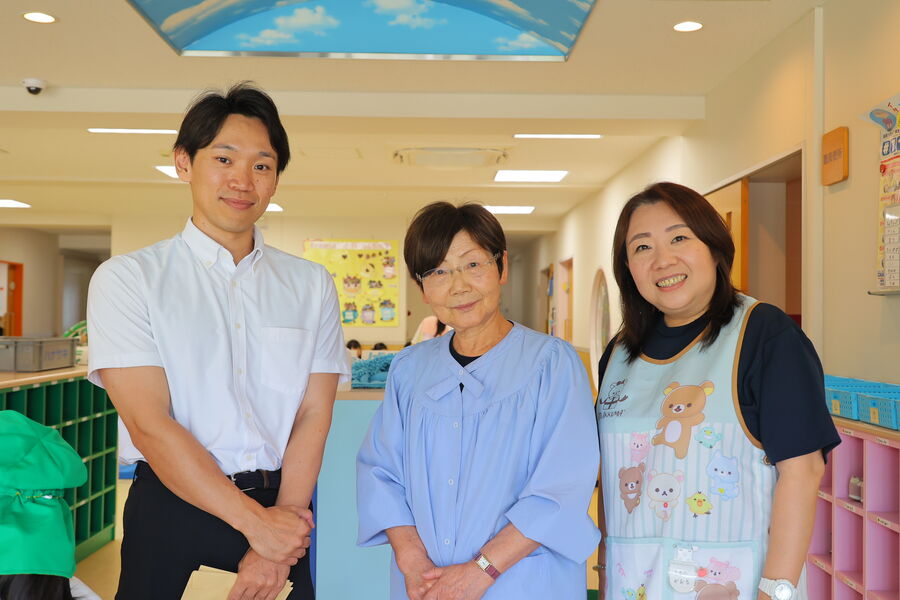 園関係者との一枚